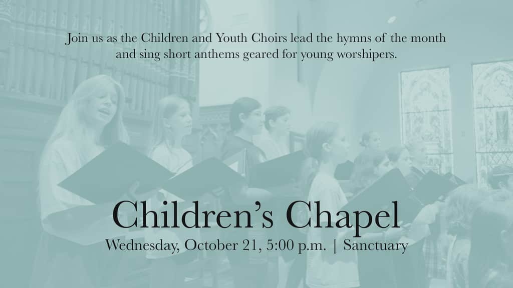 Fall Children's Chapel