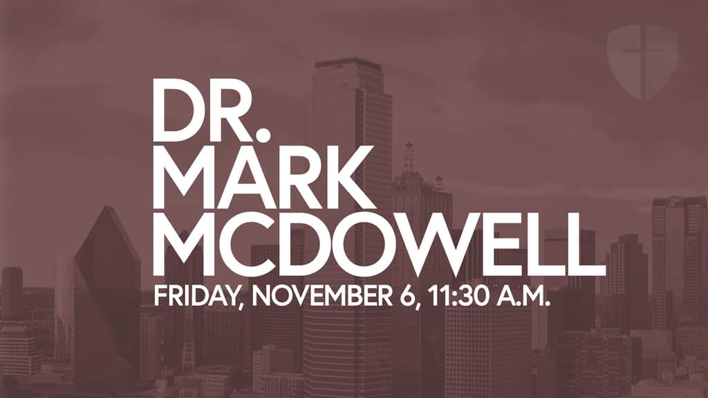 60+ Community Friday Fellowship - Dr. Mark McDowell