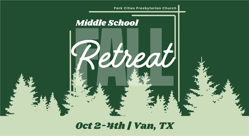 Middle School Fall Retreat 2026