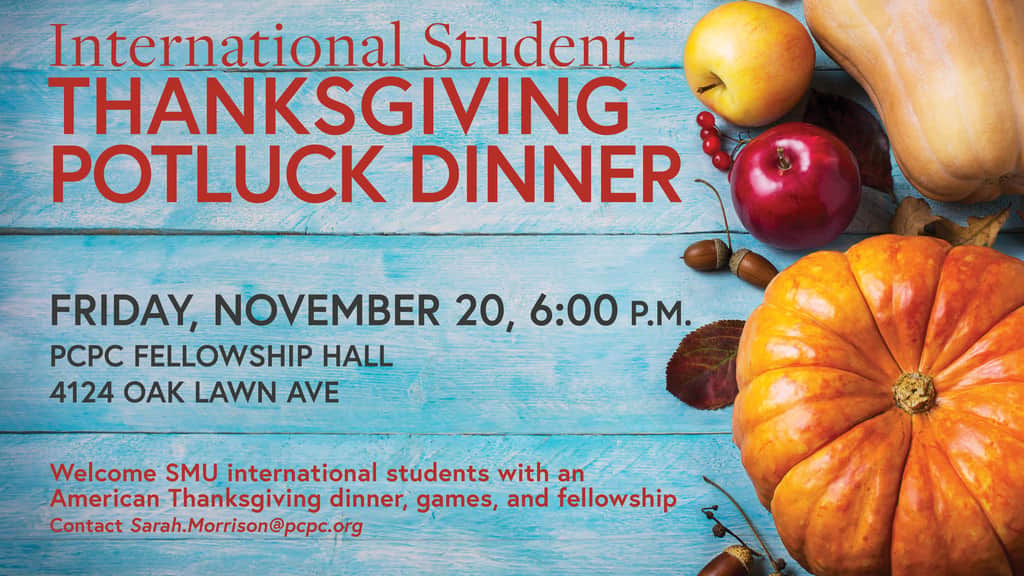 International Student Thanksgiving Potluck
