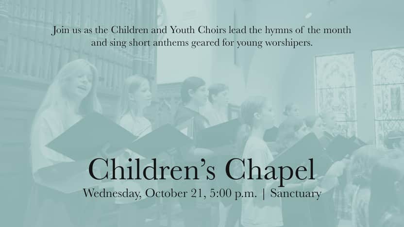 Fall Children's Chapel