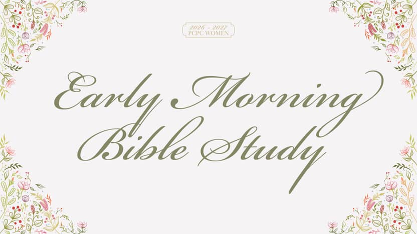 Early Morning Bible Study